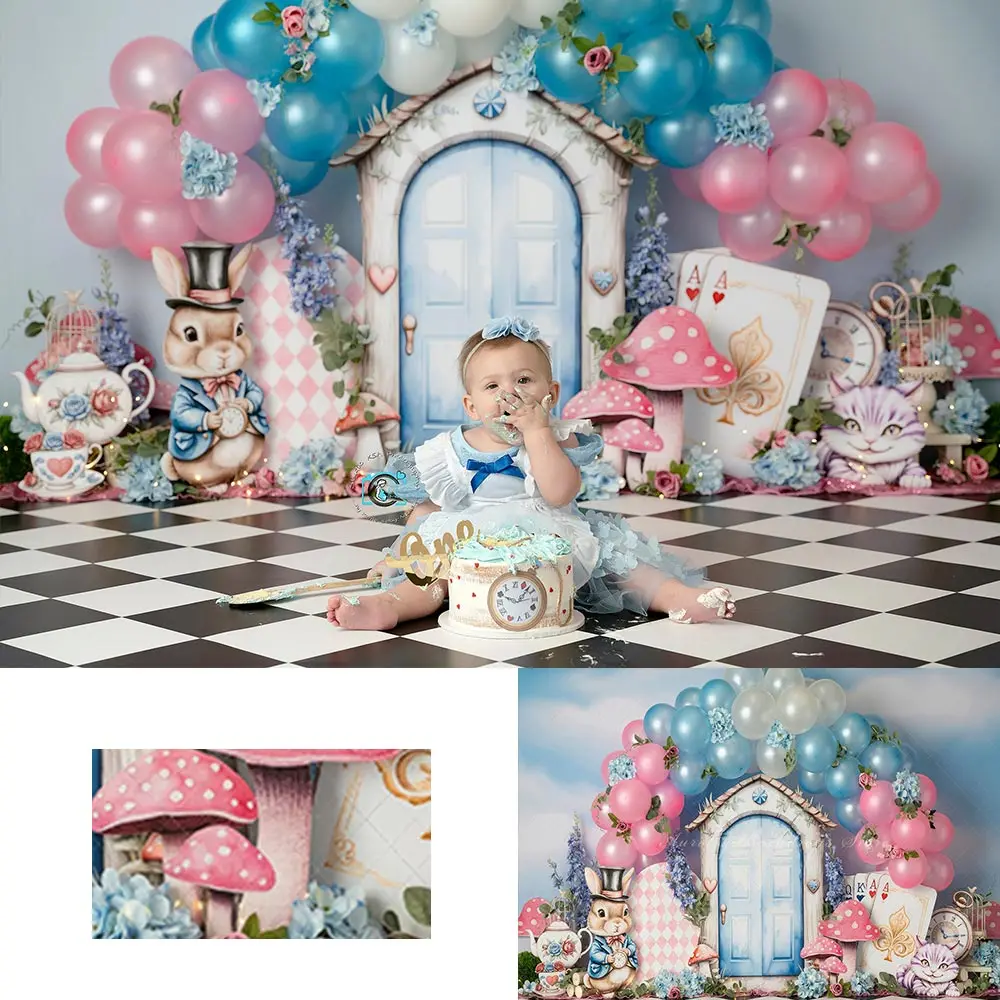 Alices Wonderland дверь воздушные шары фон для фотосъемки детский торт Smash декоры для фотосессии детский взрослый фон для дня рождения для девочек
Alices Wonderland дверь воздушные шары фон для фотосъемки детский торт Smash декоры для фотосессии детский взрослый фон для дня рождения для девочек