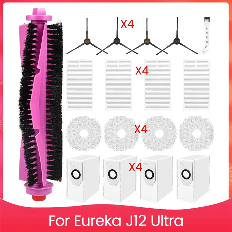 TKOH-запасные части для робота-пылесоса Eureka J12 Ultra, основная боковая щетка, фильтр Hepa, швабра, тканевые мешки для пыли
TKOH-запасные части для робота-пылесоса Eureka J12 Ultra, основная боковая щетка, фильтр Hepa, швабра, тканевые мешки для пыли