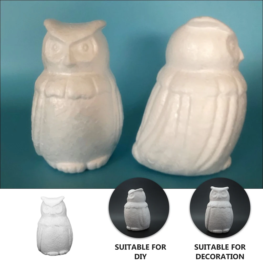 10Pcs Foam Owl Shape DIY Painting White Foam Craft Models for DIY Crafts Handmade Ornaments Party Decorations Handmade Models
10Pcs Foam Owl Shape DIY Painting White Foam Craft Models for DIY Crafts Handmade Ornaments Party Decorations Handmade Models