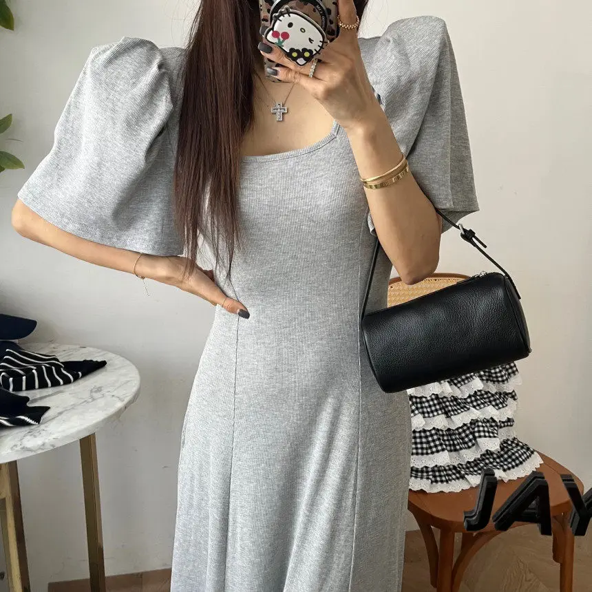 Long French Style Dress Women's Cotton Bubble Sleeve Square Collar Waist Cinched Summer Breathable Loose Fit Daily Wear
Long French Style Dress Women's Cotton Bubble Sleeve Square Collar Waist Cinched Summer Breathable Loose Fit Daily Wear