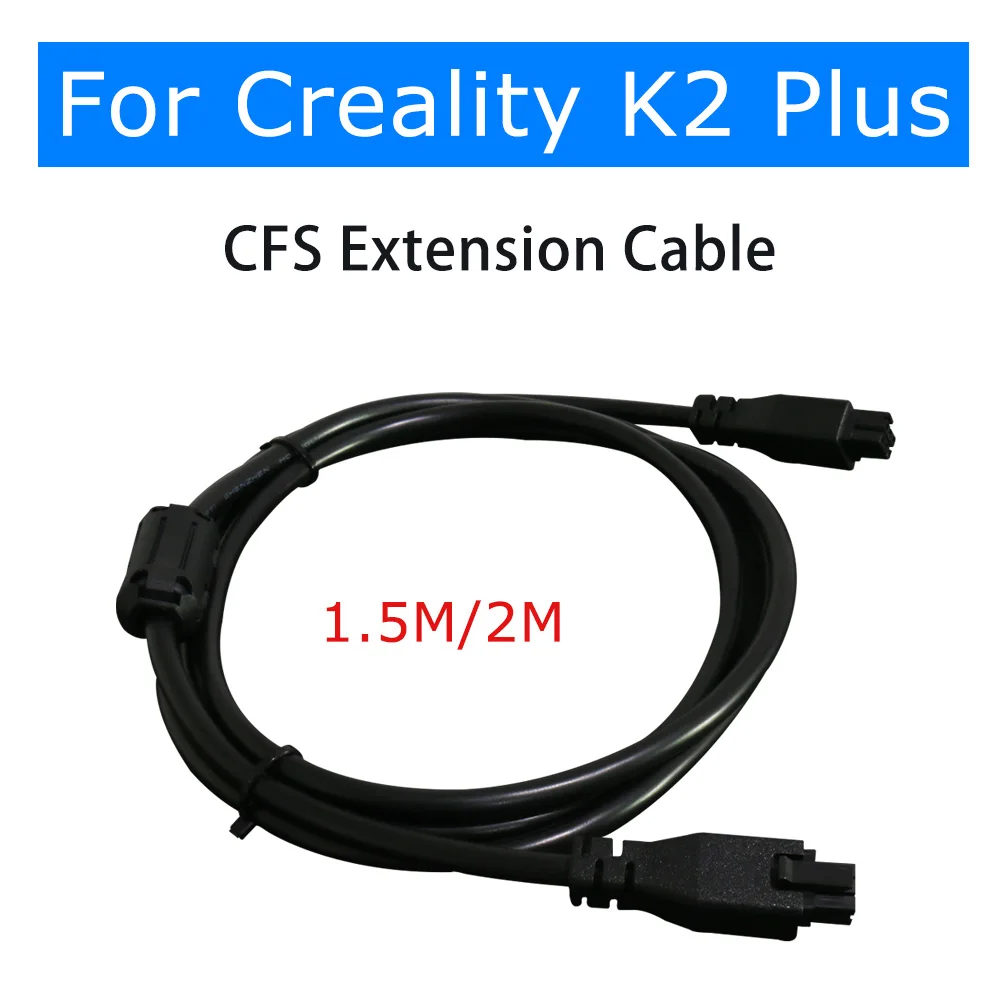 For CREALITY K2 Plus Parts CFS Cable 1M 1.5M CFS Bus Cable Extension Line 3D Printer Accessories for Creality K2 Plus Combo
For CREALITY K2 Plus Parts CFS Cable 1M 1.5M CFS Bus Cable Extension Line 3D Printer Accessories for Creality K2 Plus Combo