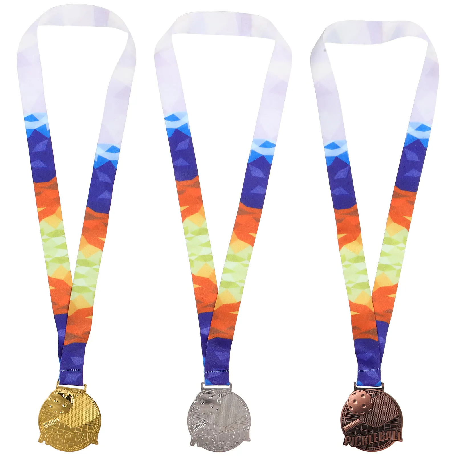 3Pcs Pickleball Medals Metal Award Neck Ribbons Sports Event Prizes Tournament Competition Party Favors Memorial Championship
3Pcs Pickleball Medals Metal Award Neck Ribbons Sports Event Prizes Tournament Competition Party Favors Memorial Championship