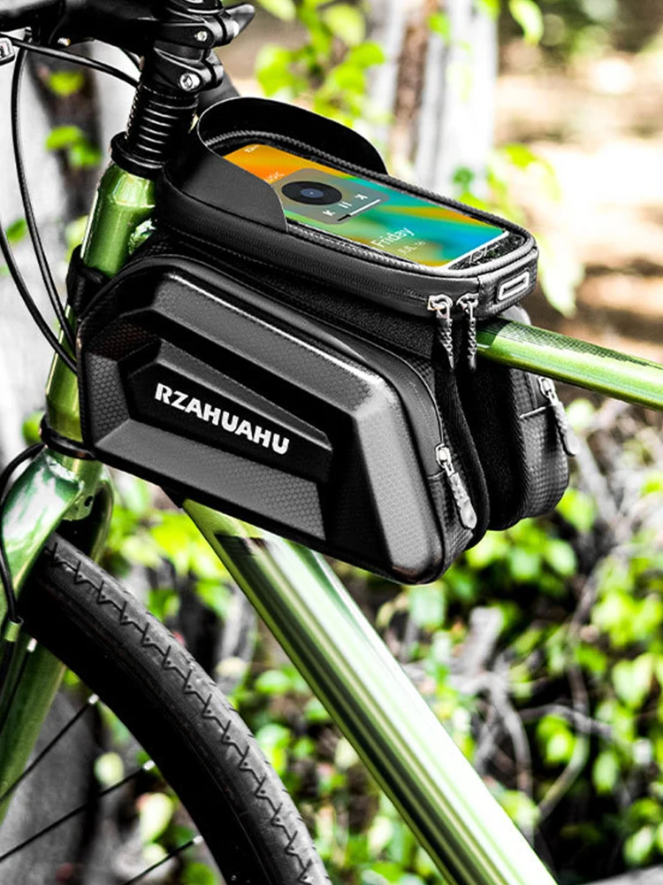 Bike Front Frame Bag Bike Storage Bag Waterproof Bike Phone Holder Bag Touch-Screen Cycling Pouch Detachable for Outdoor Cycling
Bike Front Frame Bag Bike Storage Bag Waterproof Bike Phone Holder Bag Touch-Screen Cycling Pouch Detachable for Outdoor Cycling