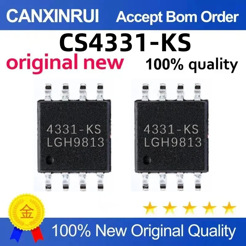 (10 pieces)CS4331-KS CS4331 SOP-8 DAC Chip
(10 pieces)CS4331-KS CS4331 SOP-8 DAC Chip