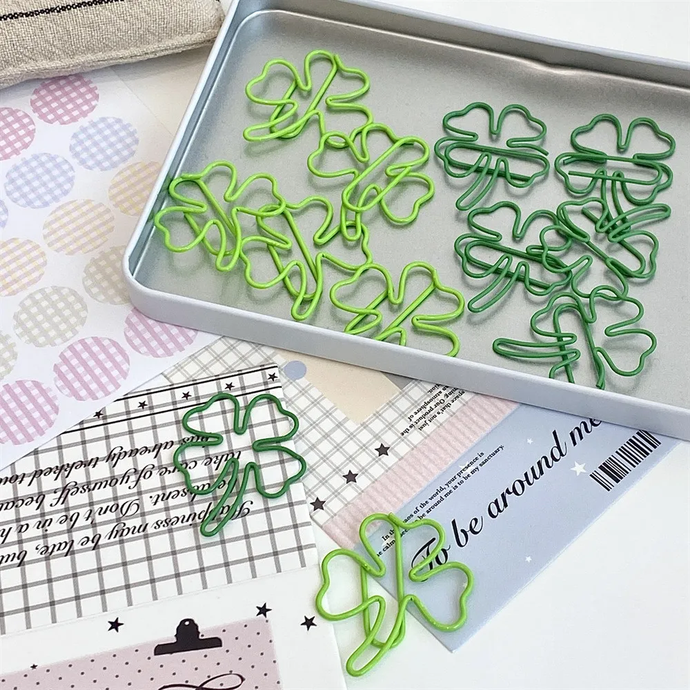10/20PCS Lucky Four-Leaf Clovers Paper Clips Metal Paperclip for Bookmarks Photo Organizer Clip INS Style Binding Clamp Decor
10/20PCS Lucky Four-Leaf Clovers Paper Clips Metal Paperclip for Bookmarks Photo Organizer Clip INS Style Binding Clamp Decor