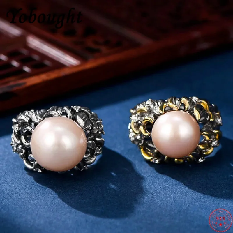 Genuine s925 sterling silver rings for Women New Fashion freshwater pearl vintage hollow leaf Palace style jewelry wholesale
Genuine s925 sterling silver rings for Women New Fashion freshwater pearl vintage hollow leaf Palace style jewelry wholesale