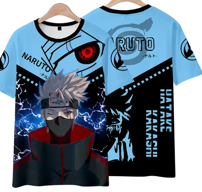 Trendy Naruto Collaboration T-Shirt Sasuke, Pain, Kakashi, Large Size, Ins-style Trendy Student Short Sleeve
Trendy Naruto Collaboration T-Shirt Sasuke, Pain, Kakashi, Large Size, Ins-style Trendy Student Short Sleeve