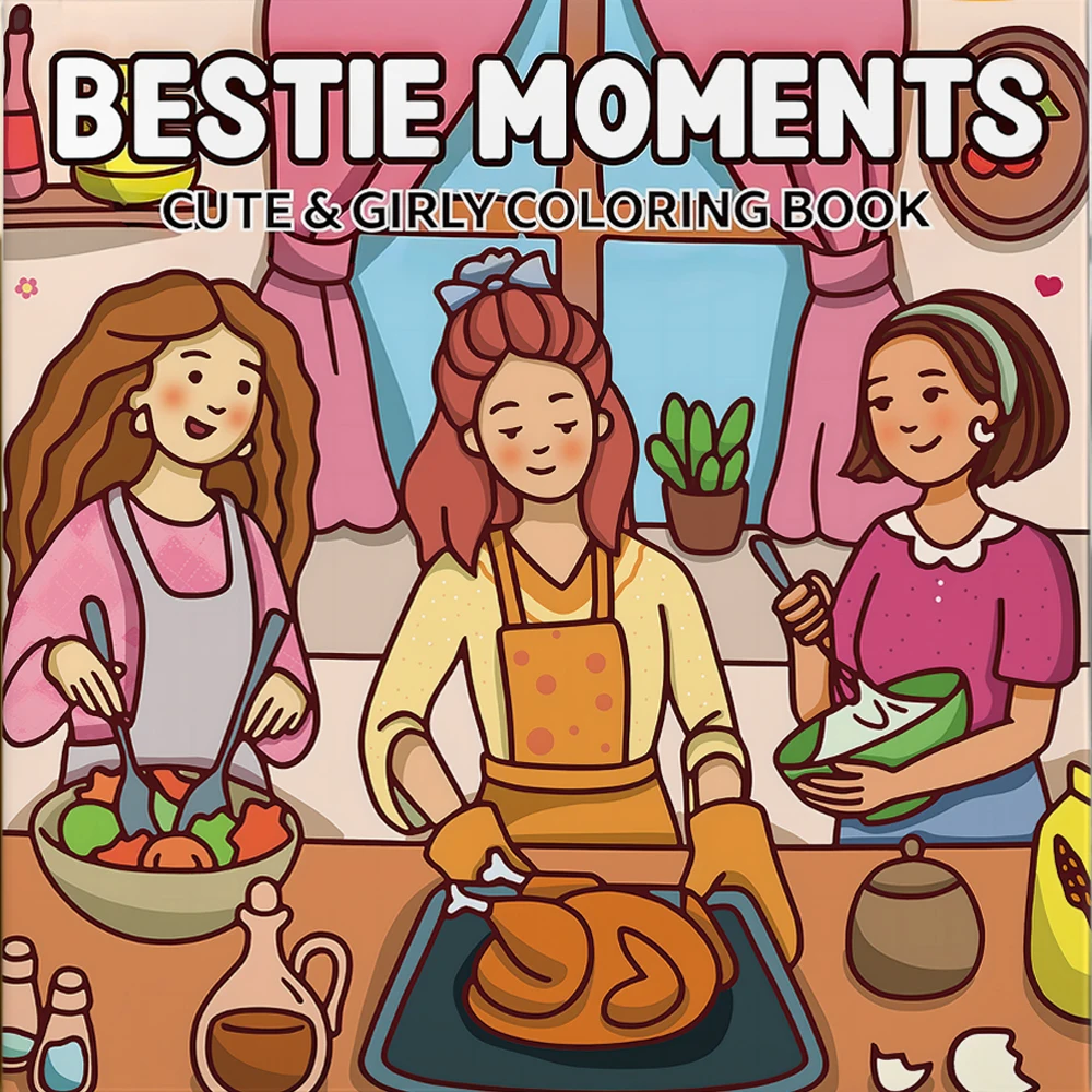 ЦВЕТНАЯ КНИГА BESTIE MOMENTS CUTE & GIRLY, 24-сторонняя для взрослых и подростков, вечеринка по случаю дня рождения, снимает стресс, убивает время, книги для рисования
ЦВЕТНАЯ КНИГА BESTIE MOMENTS CUTE & GIRLY, 24-сторонняя для взрослых и подростков, вечеринка по случаю дня рождения, снимает стресс, убивает время, книги для рисования