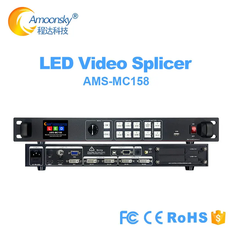 LED Video Processor MC158 like Amoonsky MVP300 Maximum Load 5.3 Million Pixels Video Wall Controller for Outdoor LED Display
LED Video Processor MC158 like Amoonsky MVP300 Maximum Load 5.3 Million Pixels Video Wall Controller for Outdoor LED Display