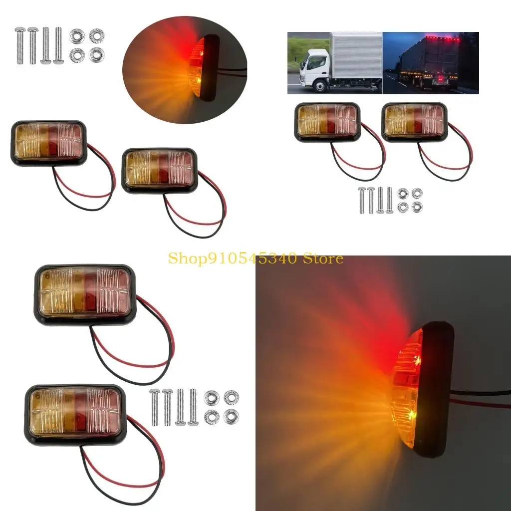 U2JA Strong LED Side Marker Light Universal Vehicle Space Marker Lights Double Function Lamp for Commercial Trucks Trailer
U2JA Strong LED Side Marker Light Universal Vehicle Space Marker Lights Double Function Lamp for Commercial Trucks Trailer