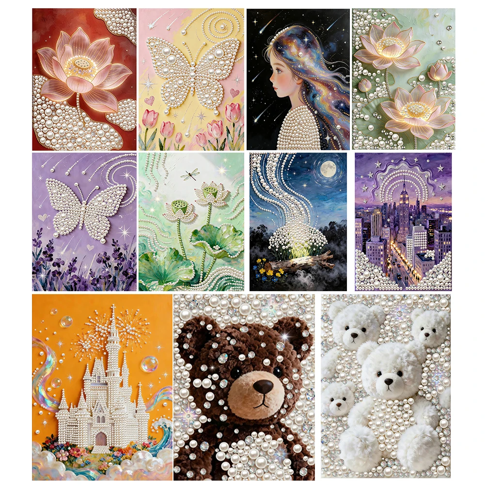 DIY Pearl Art Painting with Frame 30x40cm Pearl Gem Paintings Picture Arts Craft for Adults/Beginners Gift Home Decor
DIY Pearl Art Painting with Frame 30x40cm Pearl Gem Paintings Picture Arts Craft for Adults/Beginners Gift Home Decor