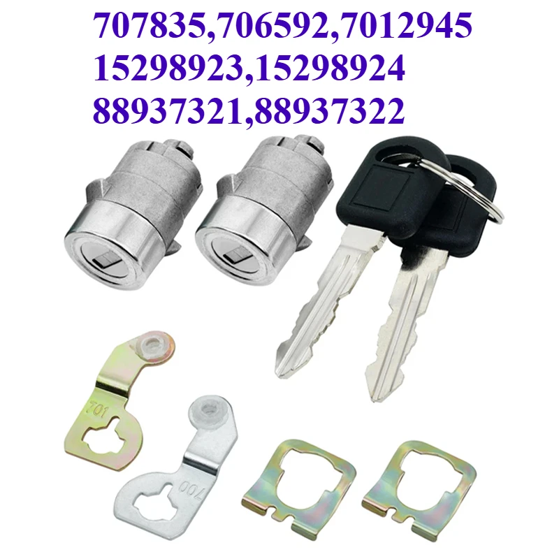 1Pair 115298923 15298924 7012945 88937321 Front Left & Right Door Key Lock Cylinder Set For CHEVROLET Cadillac GMC Oldsmobile
1Pair 115298923 15298924 7012945 88937321 Front Left & Right Door Key Lock Cylinder Set For CHEVROLET Cadillac GMC Oldsmobile