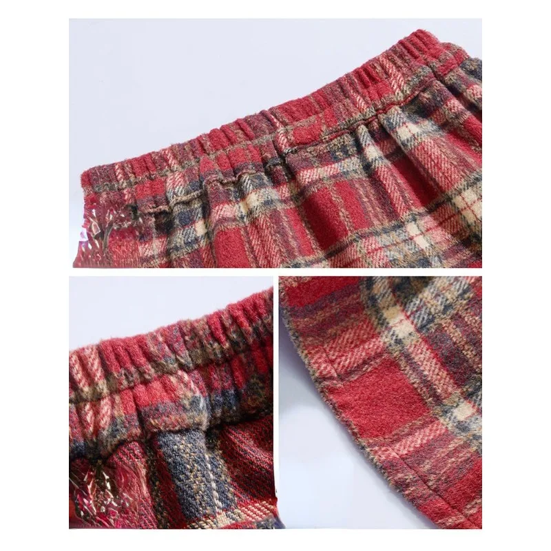 Y2K Ladies Skirt Tweed Plaid Design A-line Mid-Length Skirt Vintage Clothing Streetwear Harajuku High Waist Cake Skirts Pleated
Y2K Ladies Skirt Tweed Plaid Design A-line Mid-Length Skirt Vintage Clothing Streetwear Harajuku High Waist Cake Skirts Pleated