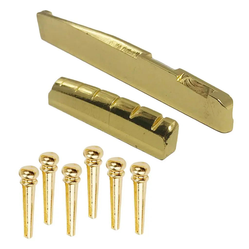Guitar Brass Bridge Pins Durable Acoustic Guitar Parts Saddle Nut Replacement Accessories for Folk Guitar
Guitar Brass Bridge Pins Durable Acoustic Guitar Parts Saddle Nut Replacement Accessories for Folk Guitar