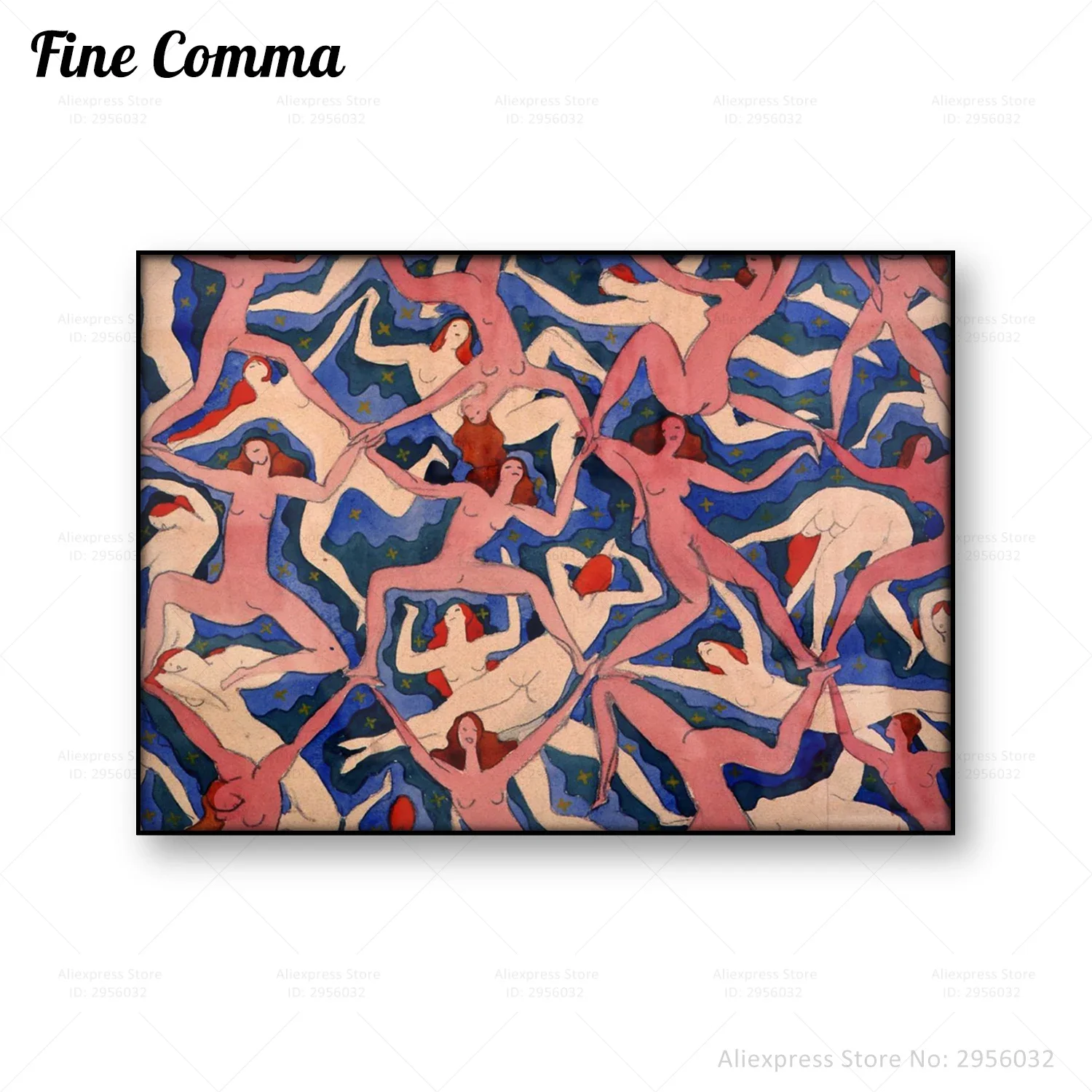 Modern Wall Art Women Dancing Vintage Painting Poster Emanuel Frinta Bez Nazvu Canvas Print Pink Blue Picture Home Decoration
Modern Wall Art Women Dancing Vintage Painting Poster Emanuel Frinta Bez Nazvu Canvas Print Pink Blue Picture Home Decoration