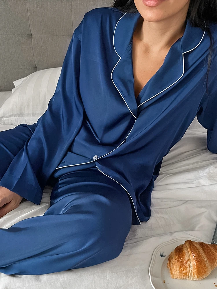 Комплект одежды Linad женский из 2 предметов, модная свободная пижама с длинным рукавом, повседневные брюки, пижама на осень, 2024 
Комплект одежды Linad женский из 2 предметов, модная свободная пижама с длинным рукавом, повседневные брюки, пижама на осень, 2024