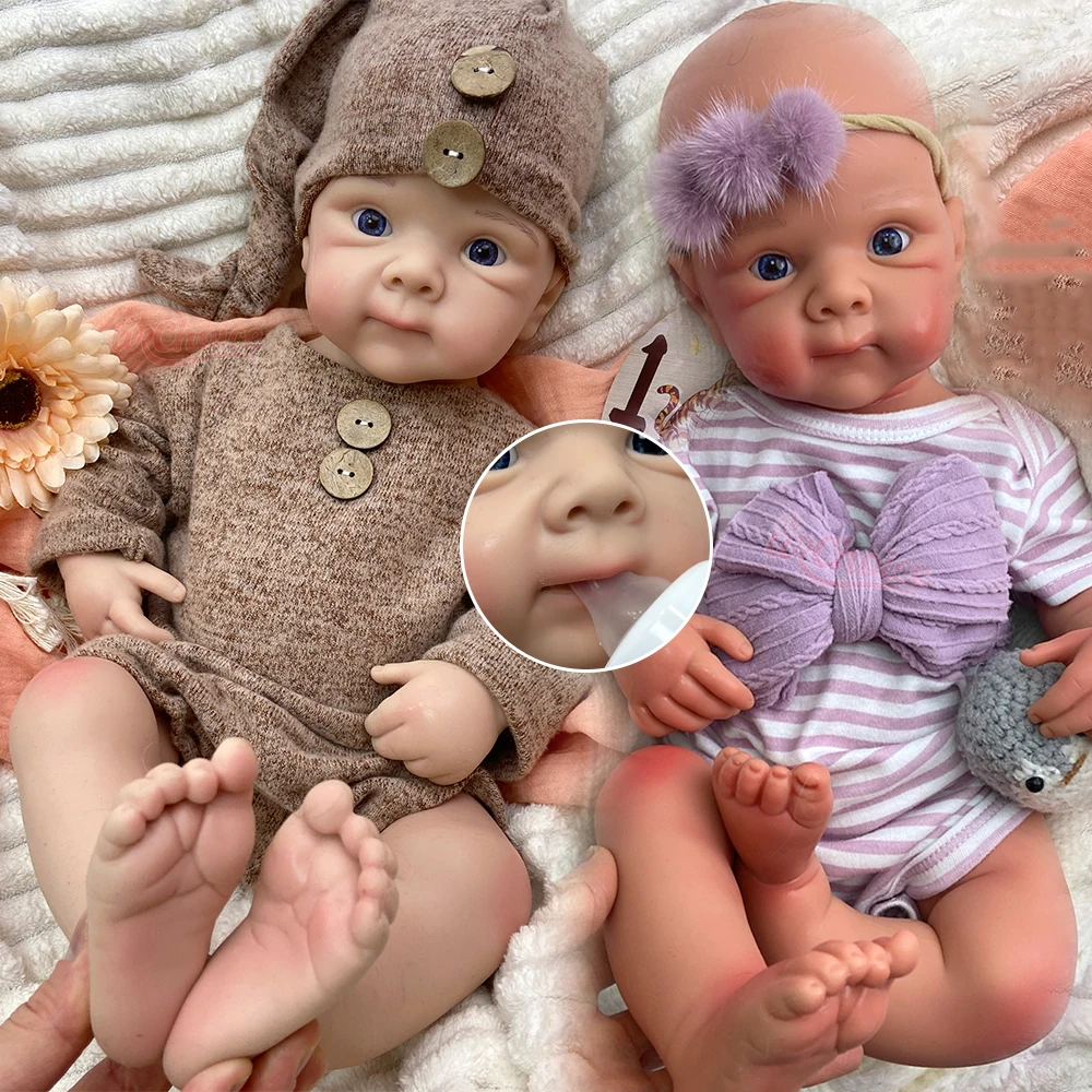 50cm Open Mouth Bettie Waterproof Silicone Reborn Baby Girl Handmade Soft Realistic Appearance Rebirth Doll for Christmas Gift
50cm Open Mouth Bettie Waterproof Silicone Reborn Baby Girl Handmade Soft Realistic Appearance Rebirth Doll for Christmas Gift