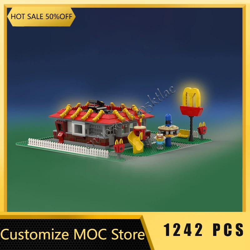 1242 PCS Hot Selling Moc Medieval Luxury French Fry Shop Building Block Customize Diy Education Assembly Kids Toys Surprise Gift
1242 PCS Hot Selling Moc Medieval Luxury French Fry Shop Building Block Customize Diy Education Assembly Kids Toys Surprise Gift