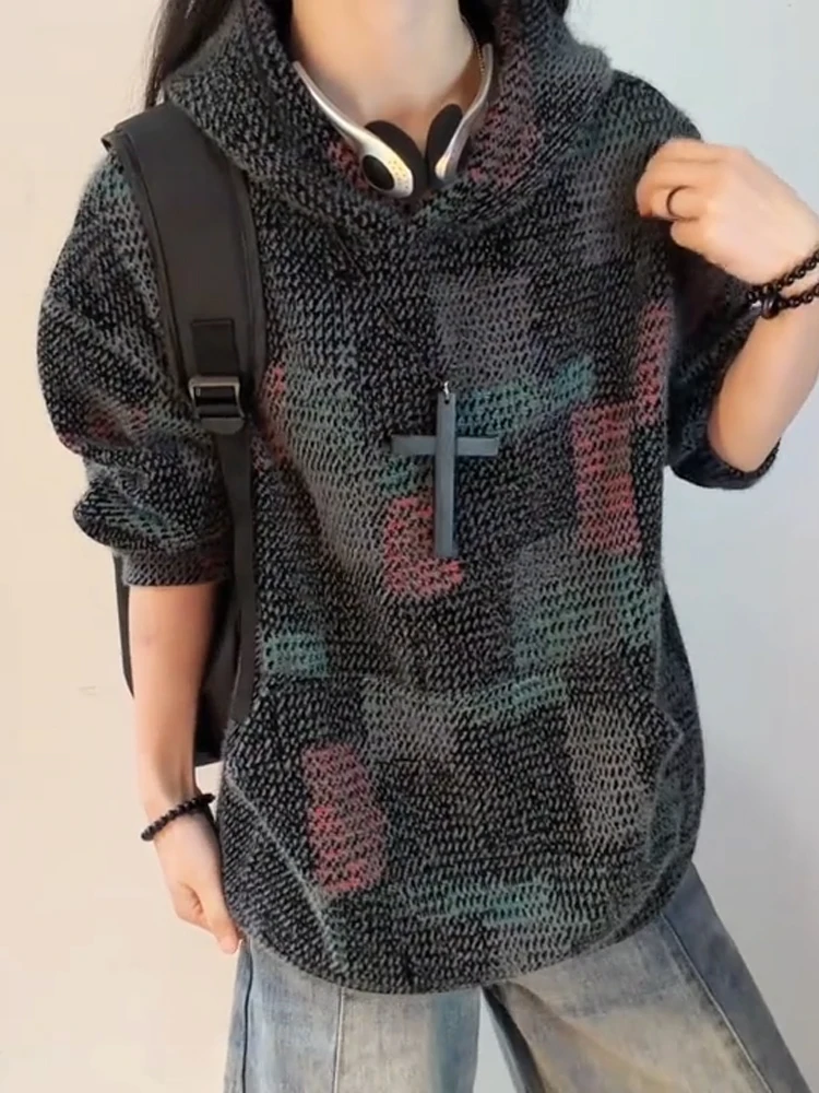 Plaid Heavyweight Hoodie Men's Autumn Winter New Sle American Retro Cleanfit Couple's Clothing Loose Fit Long Sve
Plaid Heavyweight Hoodie Men's Autumn Winter New Sle American Retro Cleanfit Couple's Clothing Loose Fit Long Sve