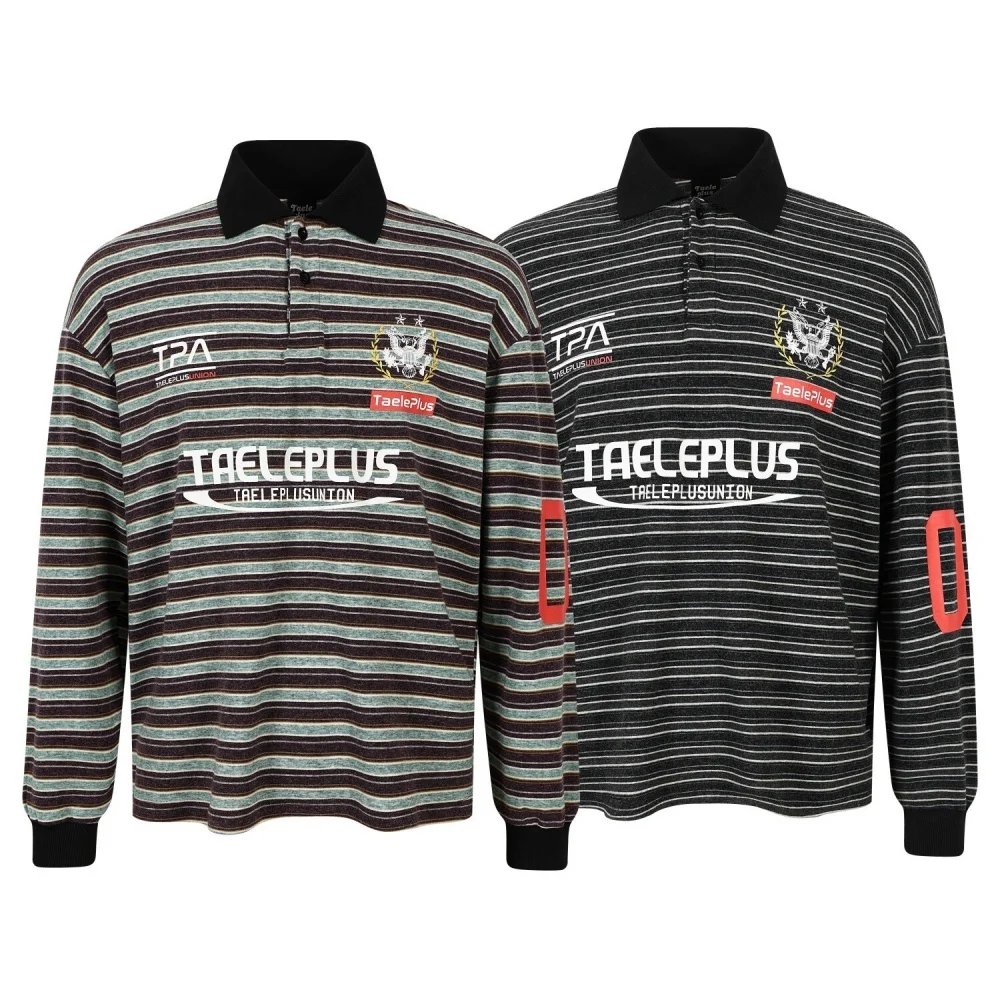 Women's Long Sleeve T-shirt Harajuku Striped Letter Printed Women's Long Sleeve Top Tees Unisex Couple Style Polo Shirts Women
Women's Long Sleeve T-shirt Harajuku Striped Letter Printed Women's Long Sleeve Top Tees Unisex Couple Style Polo Shirts Women