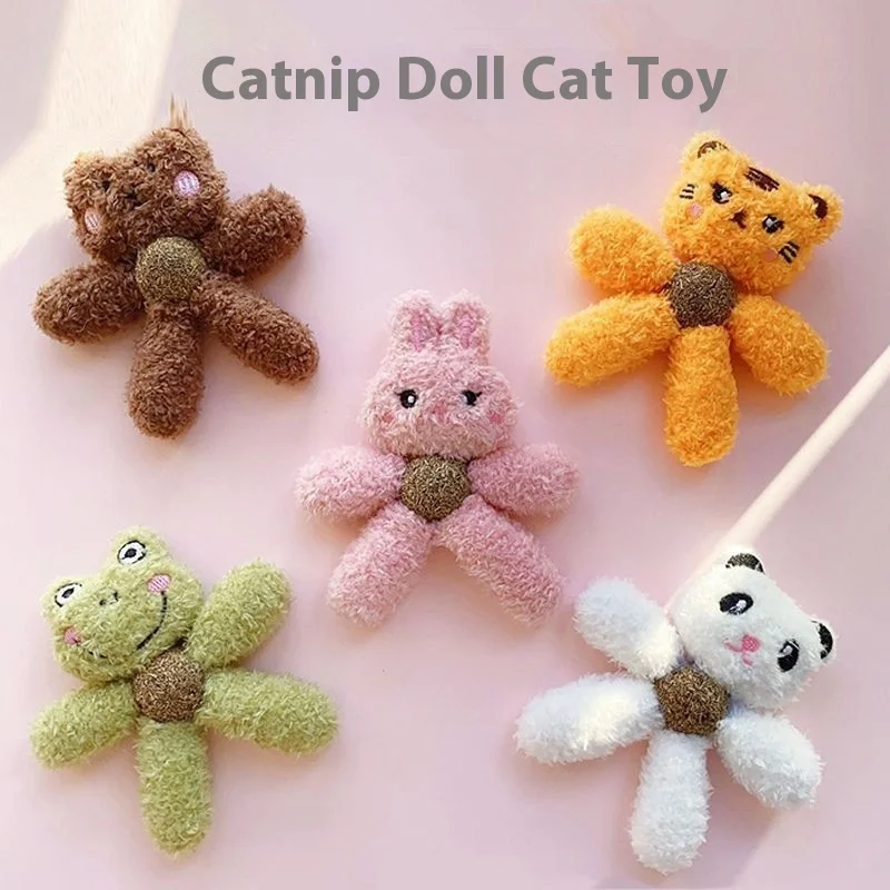Doll Mint Ball Cat Toy Plush Frog Tiger Rabbit Panda Brown Bear Cute Plush Doll Cat Toy
Doll Mint Ball Cat Toy Plush Frog Tiger Rabbit Panda Brown Bear Cute Plush Doll Cat Toy