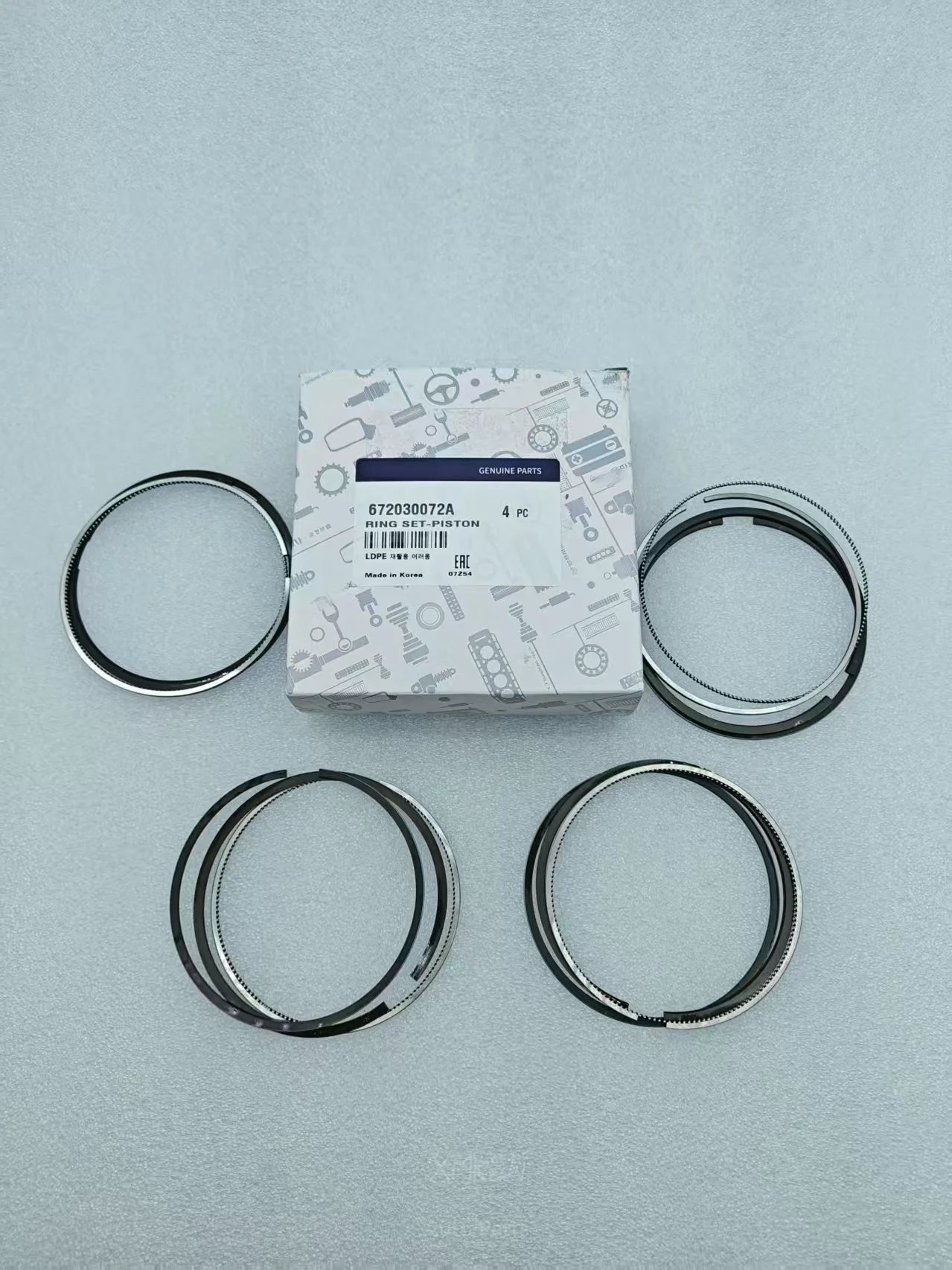 4 Cylinder 672030072A piston Ring Set For Ssangyong 2.2L Diesel Engine Musso(sportsⅡ) G4 Rexton Rodius/stavic(Ⅱ) Actyon Sports(Ⅱ
4 Cylinder 672030072A piston Ring Set For Ssangyong 2.2L Diesel Engine Musso(sportsⅡ) G4 Rexton Rodius/stavic(Ⅱ) Actyon Sports(Ⅱ