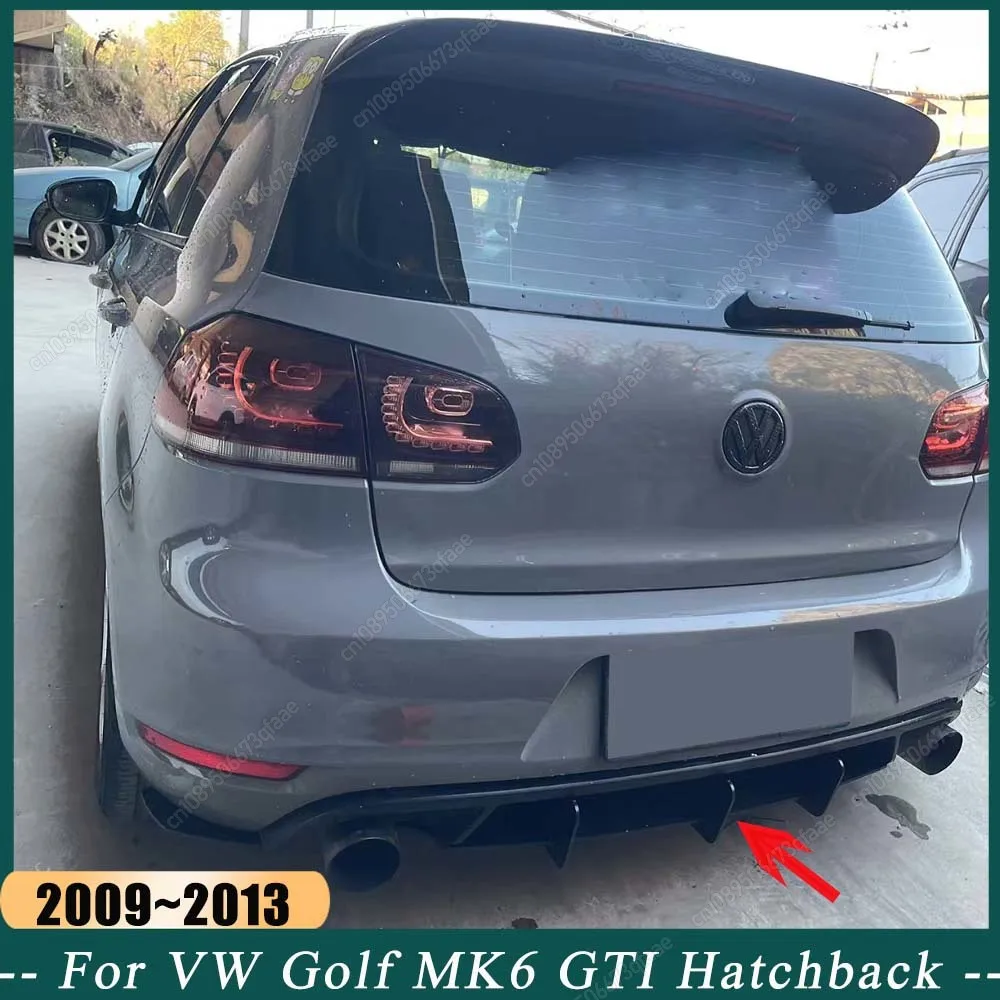 Car Rear Bumper Diffuser Flag Spoiler Splitter Accessories Trim For VW Golf 6 MK6 GTI 2009-2013 Hatchback Black Body Kits Tuning
Car Rear Bumper Diffuser Flag Spoiler Splitter Accessories Trim For VW Golf 6 MK6 GTI 2009-2013 Hatchback Black Body Kits Tuning