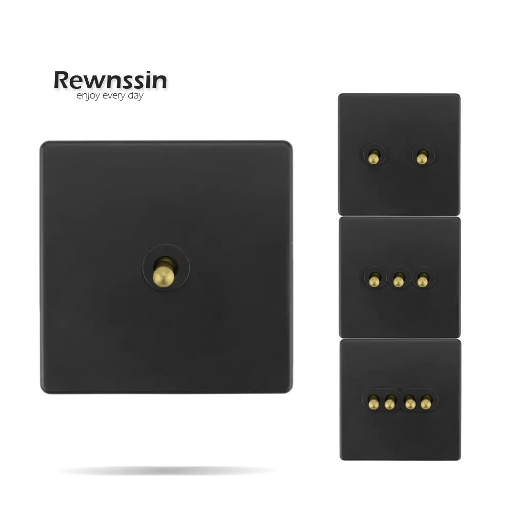 Dark Gray Retro Matte Plastic Frame Switc 1 2 3 4 Gang 2 Way Wall Power Switch Light Toggle Switch Brass Pole Light Switch
Dark Gray Retro Matte Plastic Frame Switc 1 2 3 4 Gang 2 Way Wall Power Switch Light Toggle Switch Brass Pole Light Switch