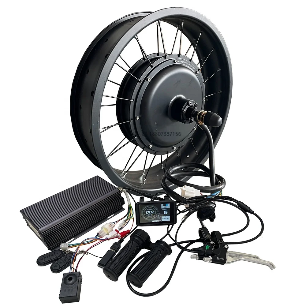 Waterproof 20inchx4.0 72V5000W 170mm 190mm Electric Bike Bicycle Bike Hub Conversion Kit Part for Super-73
Waterproof 20inchx4.0 72V5000W 170mm 190mm Electric Bike Bicycle Bike Hub Conversion Kit Part for Super-73