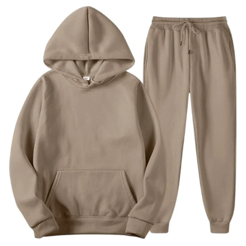 New Fashion Suits Mens Tracksuit Brand Hoodies+Sweatpants 2 Piece Set High Quality Autumn Winter Trousers Casual Jogging Suit
New Fashion Suits Mens Tracksuit Brand Hoodies+Sweatpants 2 Piece Set High Quality Autumn Winter Trousers Casual Jogging Suit