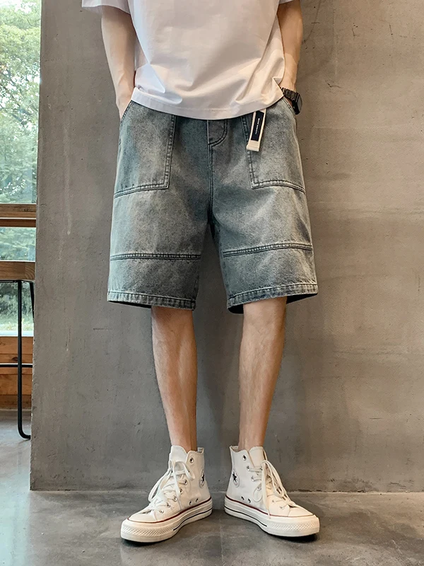 Свободные прямые мужские лыжи, летние повседневные универсальные джинсы с широкими штанинами, джинсы на молнии со средней талией в пять четвертей
Свободные прямые мужские лыжи, летние повседневные универсальные джинсы с широкими штанинами, джинсы на молнии со средней талией в пять четвертей