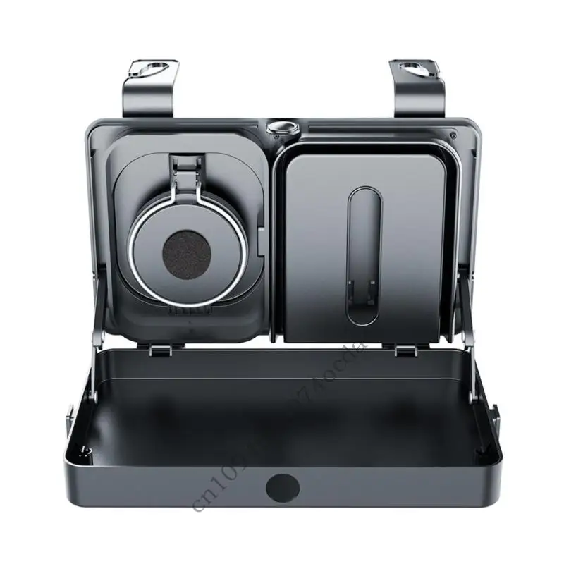 Car Headrest Mounted Tray Featuring Tissue Dispenser Cup Holders Trash Bin And Hook For Organized Travel 0XXC
Car Headrest Mounted Tray Featuring Tissue Dispenser Cup Holders Trash Bin And Hook For Organized Travel 0XXC