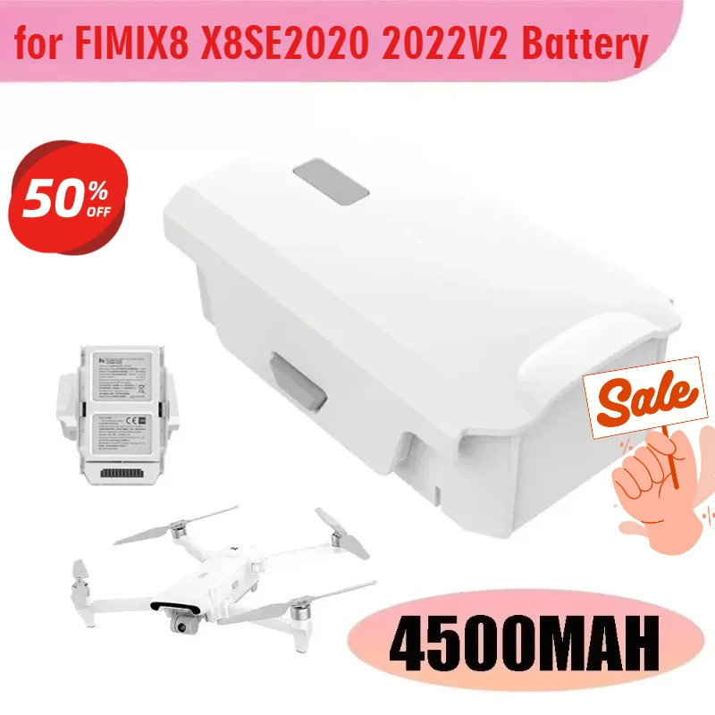 For FIMI X8SE 2020 / 2022 V2 Battery Drone Accessories 4500mAh Lithium Batteries Replacement Spare Part Drone Battery Pack
For FIMI X8SE 2020 / 2022 V2 Battery Drone Accessories 4500mAh Lithium Batteries Replacement Spare Part Drone Battery Pack