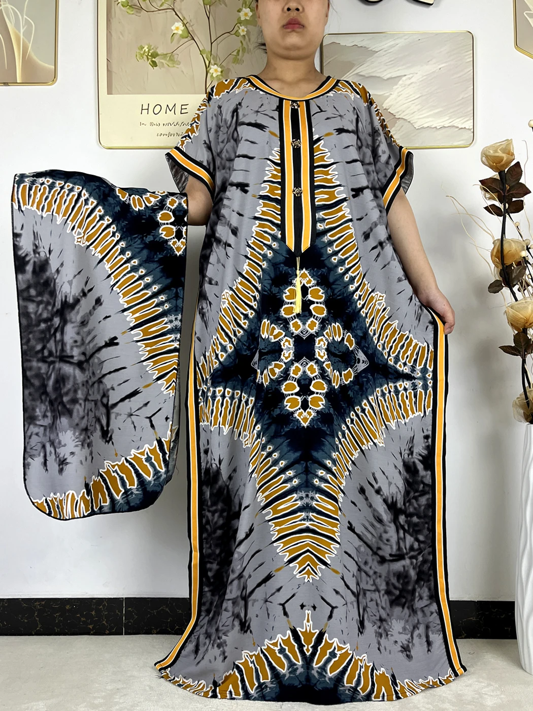 Abayas For Women High Quality 2026 Muslim Cotton Fabric Appliques Floral Long Dress African Dress Loose Robe Femme Turban LT494
Abayas For Women High Quality 2026 Muslim Cotton Fabric Appliques Floral Long Dress African Dress Loose Robe Femme Turban LT494