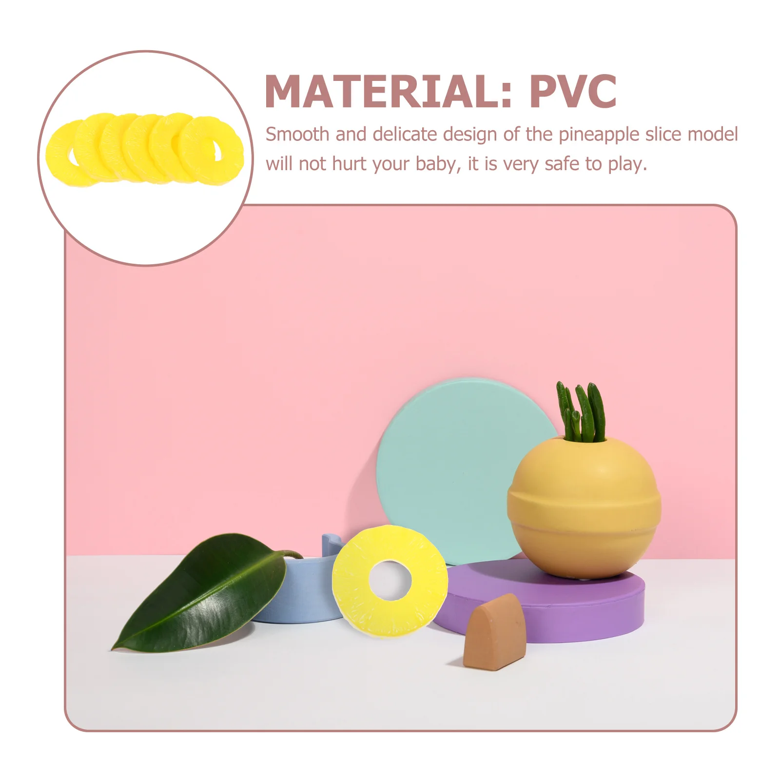 6 Pcs Ananas Pineapple Plastic Fruit Decoration Artificial Fruits for Mini Ornament Fake
6 Pcs Ananas Pineapple Plastic Fruit Decoration Artificial Fruits for Mini Ornament Fake