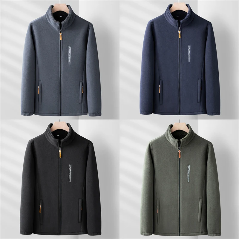 Winter Men Outdoor Fleece Jacket Casual Polar Fleece Cold-Proof Thickened Coat Lightweight Windproof Zipper Cardigan Warm Jacket
Winter Men Outdoor Fleece Jacket Casual Polar Fleece Cold-Proof Thickened Coat Lightweight Windproof Zipper Cardigan Warm Jacket