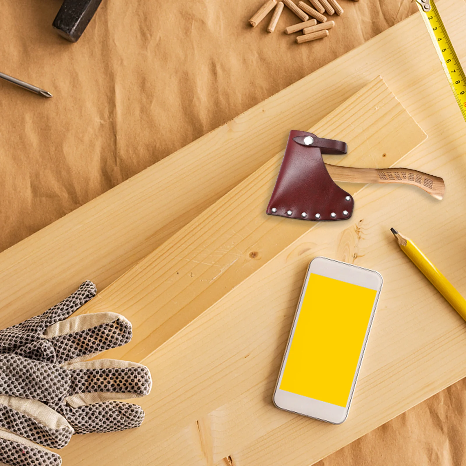 Axe Blades Protectors Functional Practical Decorative Protective Sleeve Universal Versatile Suitable Most Axes Metal Buckle
Axe Blades Protectors Functional Practical Decorative Protective Sleeve Universal Versatile Suitable Most Axes Metal Buckle