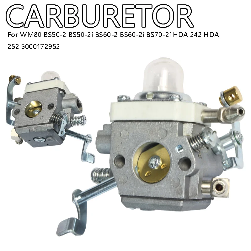 Tamping Rammer Jumping Jack Carburetor Carb For WM80 BS50-2 BS50-2i BS60-2 BS60-2i BS70-2i HDA 242 HDA 252 5000172952
Tamping Rammer Jumping Jack Carburetor Carb For WM80 BS50-2 BS50-2i BS60-2 BS60-2i BS70-2i HDA 242 HDA 252 5000172952