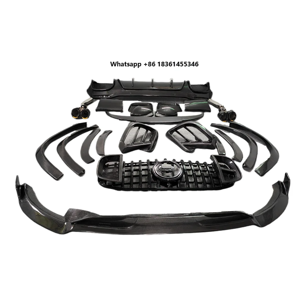 For GLS 63 X166 True Carbon Fiber B-style Front Lip Rear Diffuser Wheel Arch Grille Body Kit
For GLS 63 X166 True Carbon Fiber B-style Front Lip Rear Diffuser Wheel Arch Grille Body Kit
