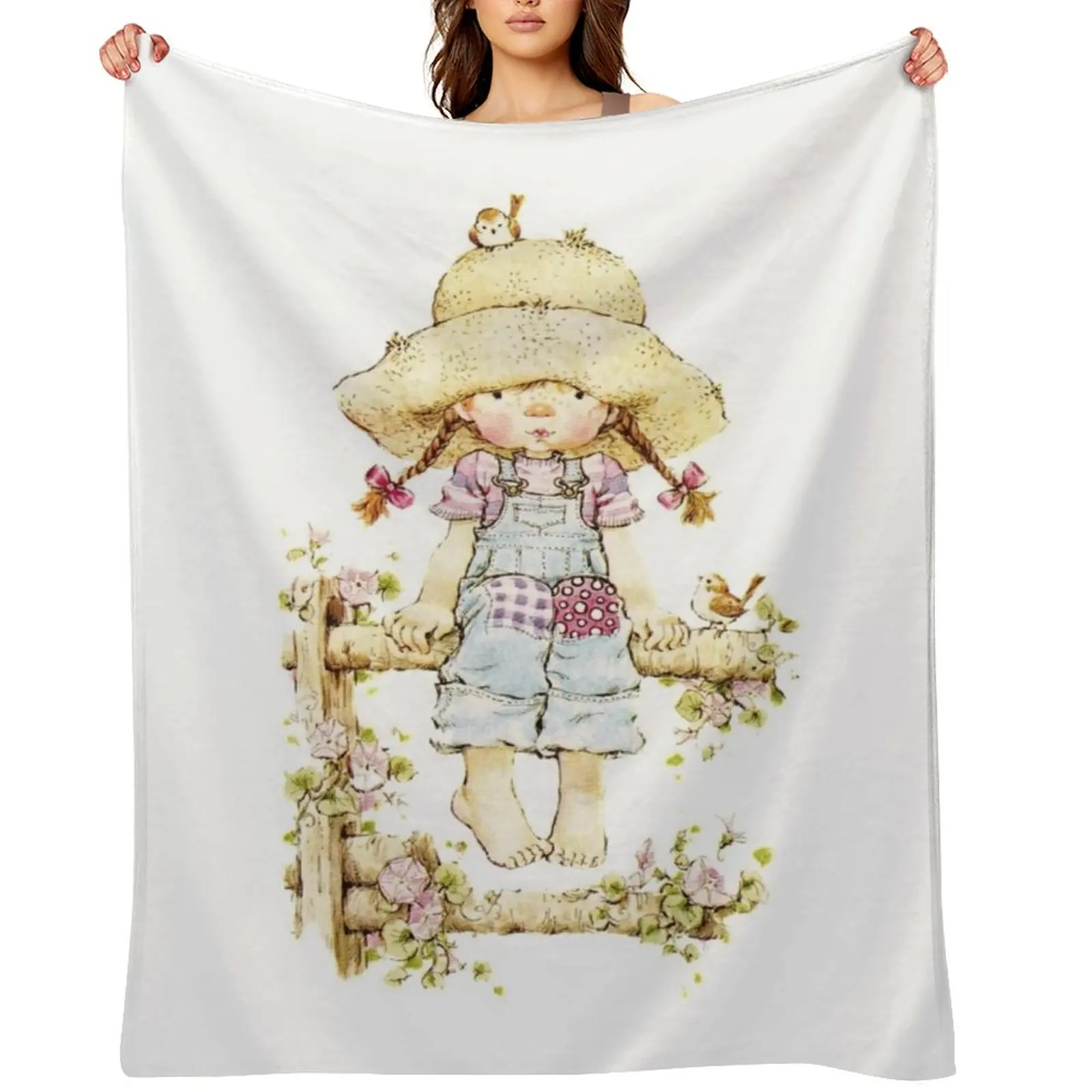 Sarah Kay - Girl sitting on a fence with birds Throw Blanket Cute Plaid Sleeping Bag Quilt Blankets
Sarah Kay - Girl sitting on a fence with birds Throw Blanket Cute Plaid Sleeping Bag Quilt Blankets