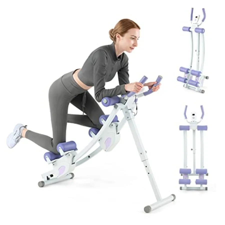 Foldable Core Abdominal Trainer AB Workout Machine Exercise Equipment with 4 Adjustable Heights LCD Monitor Waist Trainer Ab Cr
Foldable Core Abdominal Trainer AB Workout Machine Exercise Equipment with 4 Adjustable Heights LCD Monitor Waist Trainer Ab Cr