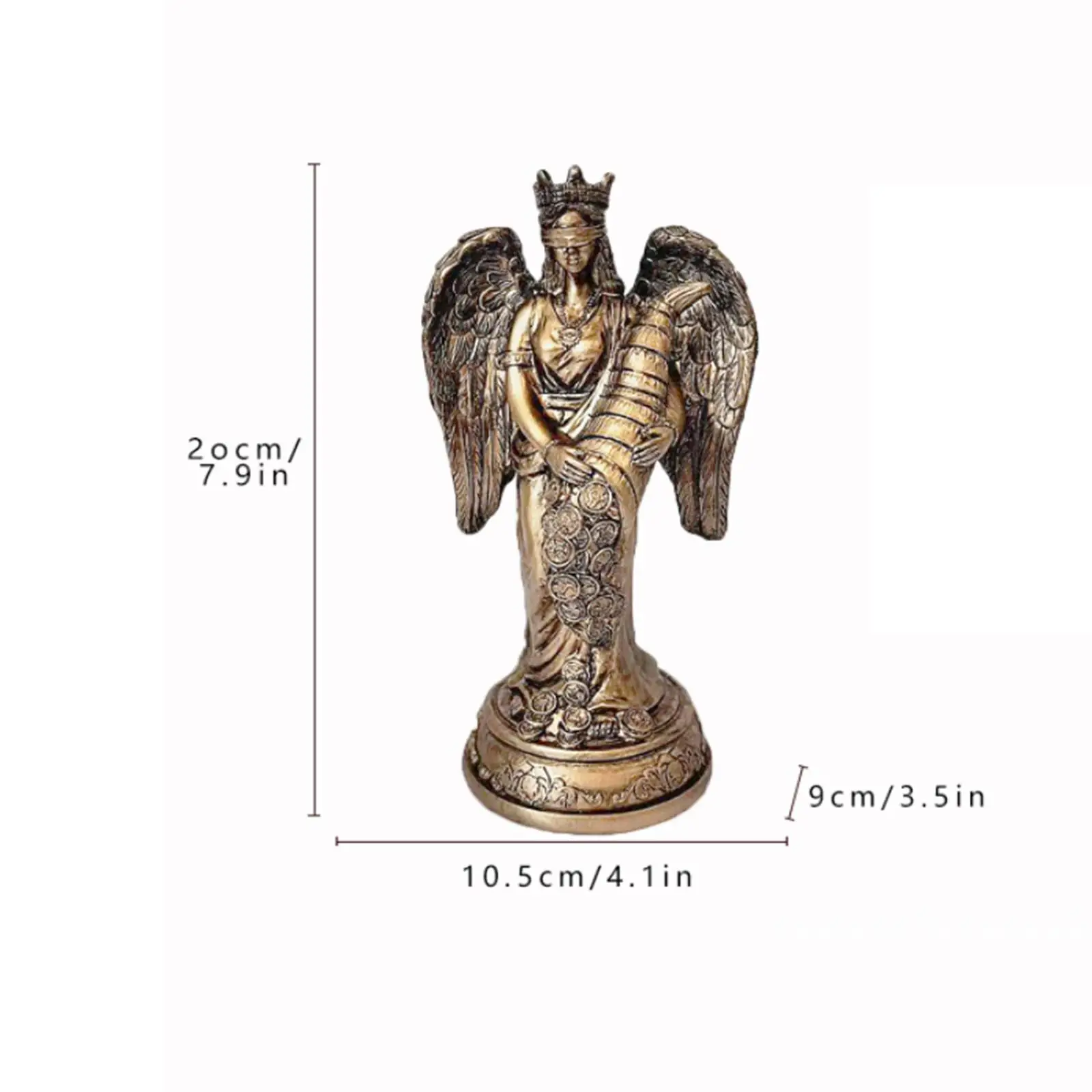 Angel Statue Resin Sculpture European Figurine Artwork Home Decoration Ornament for Living Room Office Bedroom
Angel Statue Resin Sculpture European Figurine Artwork Home Decoration Ornament for Living Room Office Bedroom