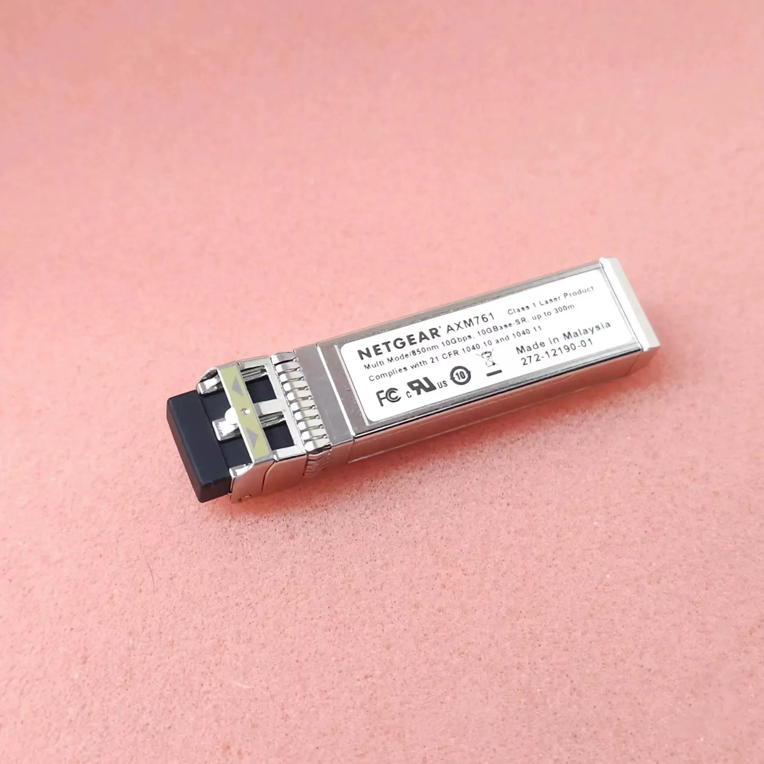 NETGEAR AXM761 272-12190-01 SFP Multimode 850NM 10GB SR Transceiver
NETGEAR AXM761 272-12190-01 SFP Multimode 850NM 10GB SR Transceiver