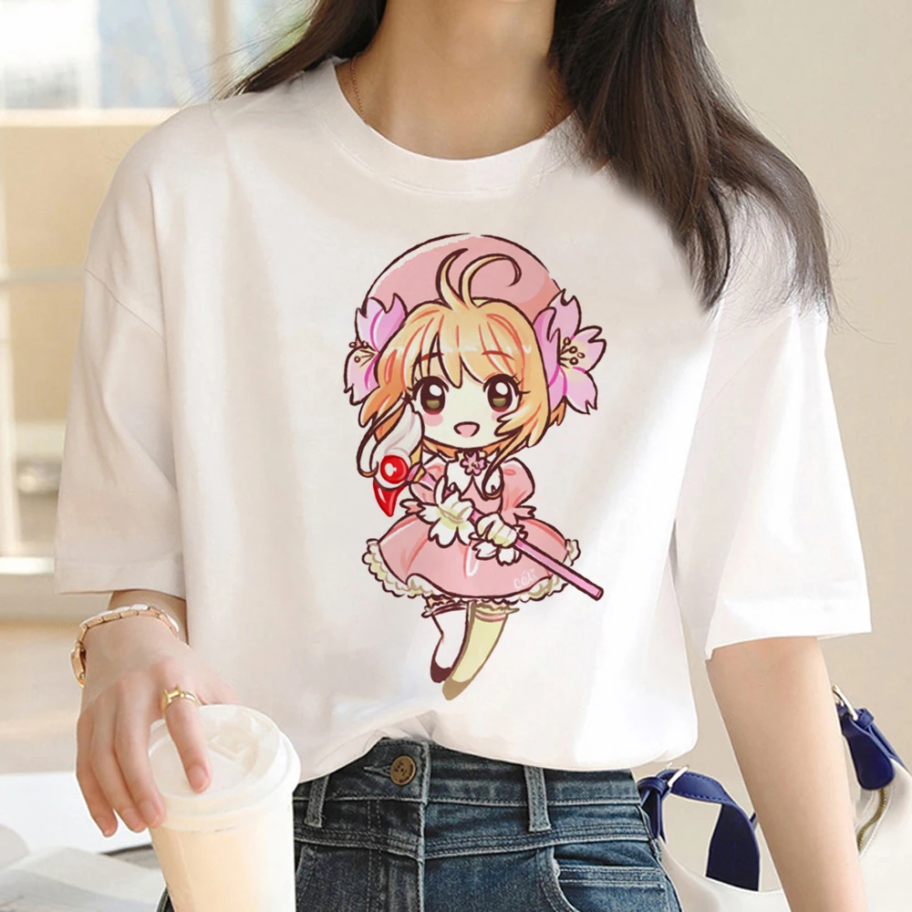 Cardcaptor Sakura t-shirts women harajuku Japanese streetwear t shirt female graphic clothing
Cardcaptor Sakura t-shirts women harajuku Japanese streetwear t shirt female graphic clothing