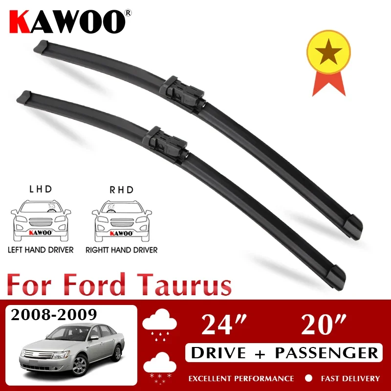 KAWOO Wiper Front Car Wiper Blade For Ford Taurus USA 2008-2009 Windshield Windscreen Front Window Accessories 24"+20" LHDRHD
KAWOO Wiper Front Car Wiper Blade For Ford Taurus USA 2008-2009 Windshield Windscreen Front Window Accessories 24"+20" LHDRHD