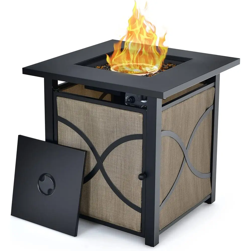 25-Inch Propane ire Pit Table, 40000 BTquare Gas irt Table with Lid, ire Glass and Adjustable lame, CSA Approved, 2-in-1 Outdoor
25-Inch Propane ire Pit Table, 40000 BTquare Gas irt Table with Lid, ire Glass and Adjustable lame, CSA Approved, 2-in-1 Outdoor