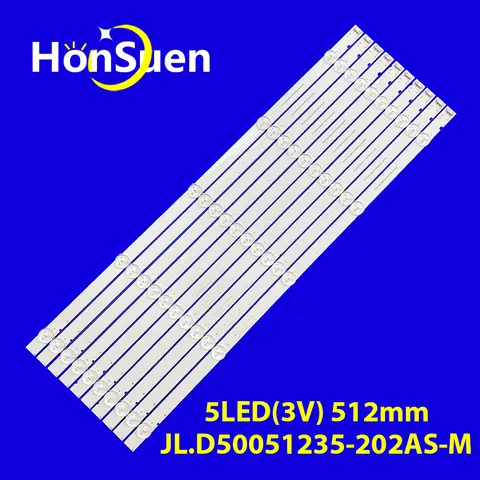 LED para Skyworth 50M1 50G2A 50G3 50F5LED JL.D50051235-202AS-M retroiluminación 5LED 51CM 3V 100% nuevo