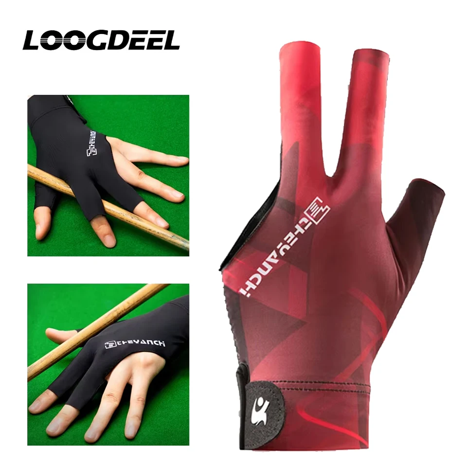 LOOGDEEL 1PCS Open Finger Billiard Gloves Adjustable Sticker Smooth Lightweight Amateur Training Breathable Snooker Pool Gloves
LOOGDEEL 1PCS Open Finger Billiard Gloves Adjustable Sticker Smooth Lightweight Amateur Training Breathable Snooker Pool Gloves