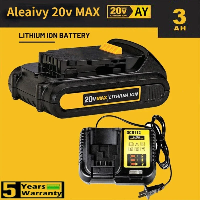 DCB201 20V 3000mAh Lithium Battery Replacement for DeWalt 18v 20Volt Max Lithium Ion Battery DCB206 DCB205 DCB203 Power Tools
DCB201 20V 3000mAh Lithium Battery Replacement for DeWalt 18v 20Volt Max Lithium Ion Battery DCB206 DCB205 DCB203 Power Tools