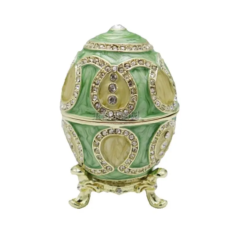 Shengbeifan Green Faberge Egg Trinket Box - Unique Hand Painted Enameled Jewelry Box,Collectible,Unique Gift for Home Decor
Shengbeifan Green Faberge Egg Trinket Box - Unique Hand Painted Enameled Jewelry Box,Collectible,Unique Gift for Home Decor